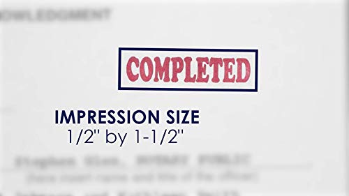 Completed Stamp - MasterMark Premium Pre-Inked Office Stamp - Thumbnail 2