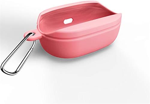 Blufied Earphone Protective Cover with Ring for Xiaomi Mi Redmi Airdots Youth Silicone Case on the Xiomi Mi Air Dots Youth Pink