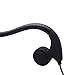 Effie Bone Conduction Headphones with Microphone Stereo Open-Ear Sport Headphone with Noise Reduction Microphone (Black)