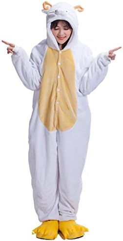 Adult Kigurumi Anime Cosplay Outfit Pajamas Romper Sheep