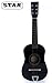 Star MG50-BK Kids Acoustic Toy Guitar 23-Inch, Black