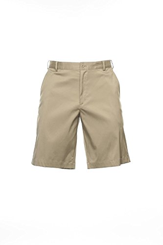 Nike mens flat front tech golf shorts (36, khaki)