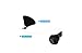 Healthcom Neck Duster Brush Hair Cutting Kit, Black