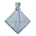 Custom Catch Personalized Teddy Bear Baby Blanket Gift for Boy - Blue