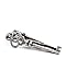 English Laundry Men's Skeleton Key Tie Bar, Gunmetal, One Size