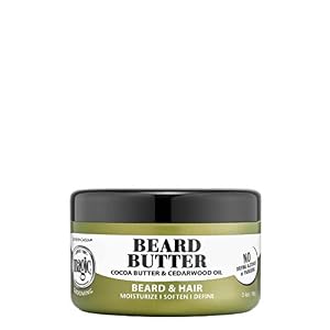 Softsheen-Carson Magic Men’s Grooming Beard Butter and Conditioner with Cedarwood Oil and Cocoa Butter, Moisturizing…