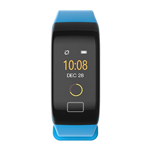 Fitness Tracker,Boofab F1 Color screen Smart Watch Activity Tracker Heart Rate Monitor Sleep Tracker Pedometer Calorie Counter Sports Watch Bracelet Wristband for Men Women Kids (B)