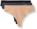 Calvin Klein Women's 3 Pack Invisibles Thong Panty
