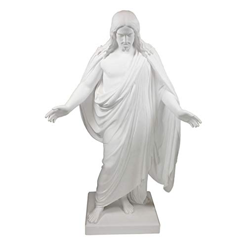 One Moment In Time Christus Statue White Cultured Marble Handmade