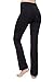 Nirlon Straight Leg Yoga Pants - Straight Leg Yoga Pants for Women Breathable Leggings for Women for Yoga Regular & Plus Size Pants for Women Yoga Work Pants for Women (XL 32