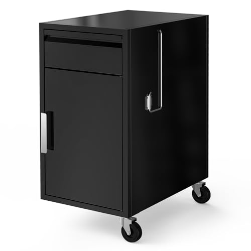 onlyfire Weber Genesis 2022 Series Gas BBQ Side Storage Cabinet | S/E/SPX/EPX-335/435 Built-in Gas Barbecue Storage Cart with Drawer and Kitchen Towel Holder