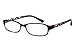 EyeBuyExpress Shield Brown Reading Glasses Magnification Strength 3