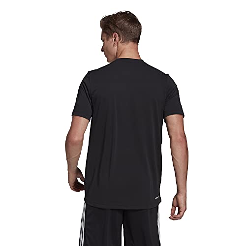 Adidas+GT5545+Men%27s+Short+Sleeve+T-Shirt+-+Black for sale online | eBay