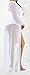 Lovaru Women's Sexy Deep V Neck Sheer Mesh See-Through Maxi Dress Bikini Cover-ups
