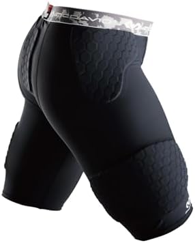 McDavid Compression Padded Shorts with HEX Hip, Tailbone