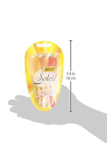 BIC Soleil Disposable Razor, Women, 4-Count (Pack of 6)