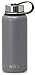 MIRA 32 oz Stainless Steel Vacuum Insulated Wide Mouth Water Bottle | Thermos Keeps Cold for 24 hours, Hot for 12 hours | Double Wall Powder Coated Travel Flask | Smoke Gray