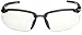 ES5 Reader Crossfire Safety Glasses Clear Diopter 2.0 Shiny Pearl Gray Frame