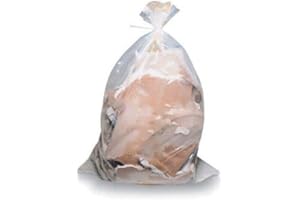 NORKAN, INC. Asbestos Disposal Bags 36" x 60" x 3.5 mil, Industry Standard, Clear, NO Print, 50 Bags/Roll