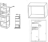 Beko 25L 900W Built-in Microwave with Grill - Black Compact Design view 3