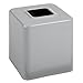 mDesign Metal Square Tissue Box Cover, Modern Facial Paper Holder - Accessories for Bathroom Vanity Countertop, Bedroom Dresser, Night Stand, Desk, Office and End Table - Unity Collection - Gray