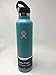 Hydro Flask Double Wall Vacuum Insulated Stainless Steel Leak Proof Sports Water Bottle, Standard Mouth with BPA Free Flex Cap, Mint