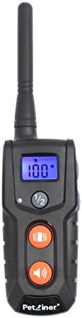 Petrainer Replacement Remote Transmitter for 330 Yards Remote Training E-collar PET916N Rechargeable and Waterproof Dog Training Collar with Safe Beep, Vibration