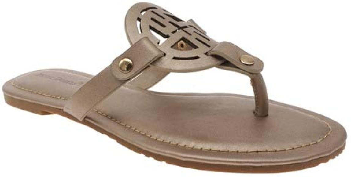 pierre dumas rose gold sandals