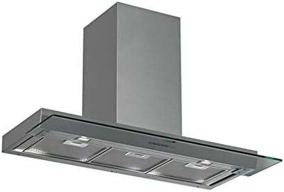 Futuro Futuro Shade 24 Inch Wall-mount/In-Cabinet Modern Range Hood - Italian Desing Vent Hood - Stainless Steel & Flip Glass, LED, Ultra-Quiet, with Blower