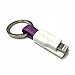 The inCharge Ultra Portable Charging / Sync Keychain Cable Compatible With Apple iPhone / iPad / iPod 10mm Thin Version (Purple)