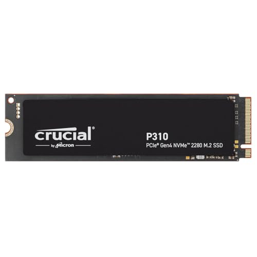 Crucial P310 SSD 4TB M.2 2280 PCIe Gen4 NVMe, bis 7.100 MB/s, für Laptop, Desktop PC & Handheld-Spielekonsolen, Interne Festplatte - CT4000P310SSD801 thumbnail 1