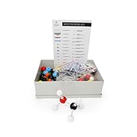 440 PC. Molecular Model Kit for Organic Chemistry 132 Atoms and 158 Bonds by Trademark Scientific