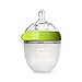 Comotomo Natural Feel Baby Bottle, Green, 5 Ounce primary