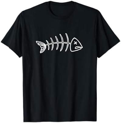 Amazon.com: Fish Skeleton T-Shirt : Clothing, Shoes & Jewelry