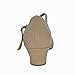 LOVELY BEAUTY Lady's Ballroom Dance Shoes for Chacha Latin Salsa Rumba Practice,Skin Color PU, 1.6