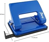 D.RECT 1020 Hole Punch Stop Rail 20 Sheets Metal Base Lever Safety view 9