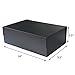 ZMYBCPACK 1 Pack Luxury Large Black Gift Box 14