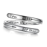 APOTIE 925 Sterling Silver Inspirational Adjustable