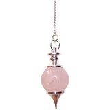 Rose Quartz Ball Pendulum