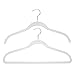 Joy Mangano 120 Pack White Huggable Hangers Non Slip Velvet Hangers Space Saving Clothes Hangers