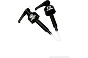 BAOLIDE 1883 Maison Routin Syrup Dispensing Pump 1L Pet or Glass Dispenser (2-Pack)