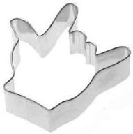 I Love You Hand Sign Cookie Cutter - 4"