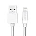 Kinps Apple MFi Certified Lightning to USB Cable Nylon Braided iPhone Charger Cord Super Long Compatible with iPhone Xs/XS Max/XR/X/8/8 Plus/7/7 Plus/6S/6S Plus/6/6 Plus/SE, iPad (10ft/3m, White) primary