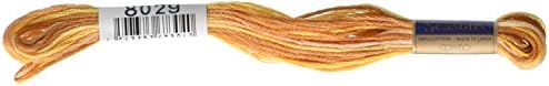Lecien Japan SE80-8029 Cosmo Seasons Variegated Embroidery Floss, Orange/Yellow/Brown