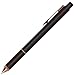TUL® GL Series Retractable Gel Pens, Mixed Metals, Medium Point, 0.7 mm, Black Barrel, Black Ink, Pack Of 4 Pens