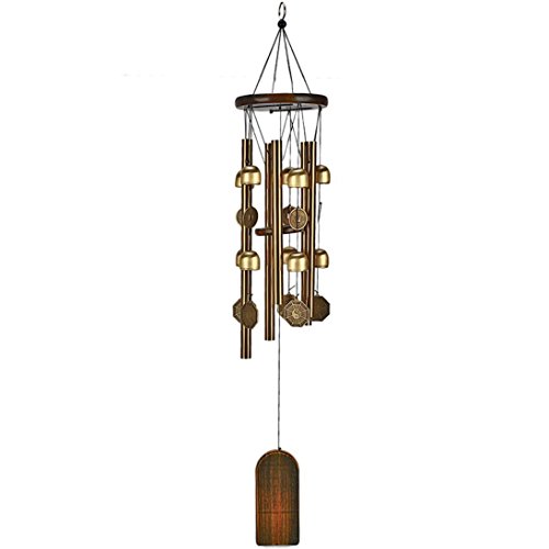 Ylyycc great sound wind chime copper bells coins wind chime - Thumbnail 6