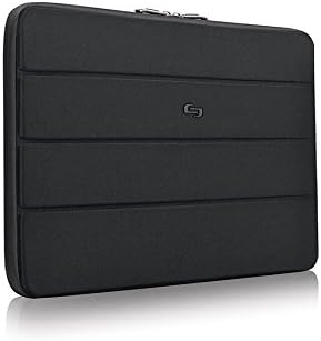 Solo 15.6" Bond Padded Laptop Sleeve, Black, 15.6 inch - Image 4