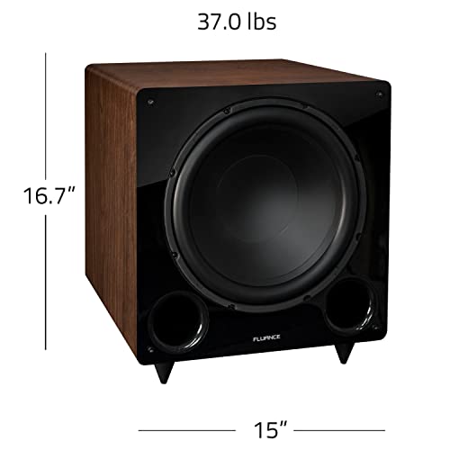 Fluance DB12W 12-inch Low Frequency Ported Front Firing Powered