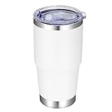 VEGOND 20 oz Tumbler with Lid and Straw, Stainless