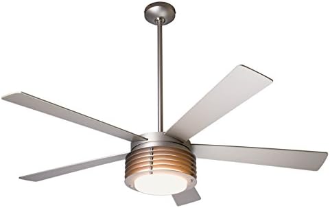 Modern Fan Company Pharos 52" Matte Nickel w/ Nickel Blades 20W LED Ceiling Fan with Wall Control